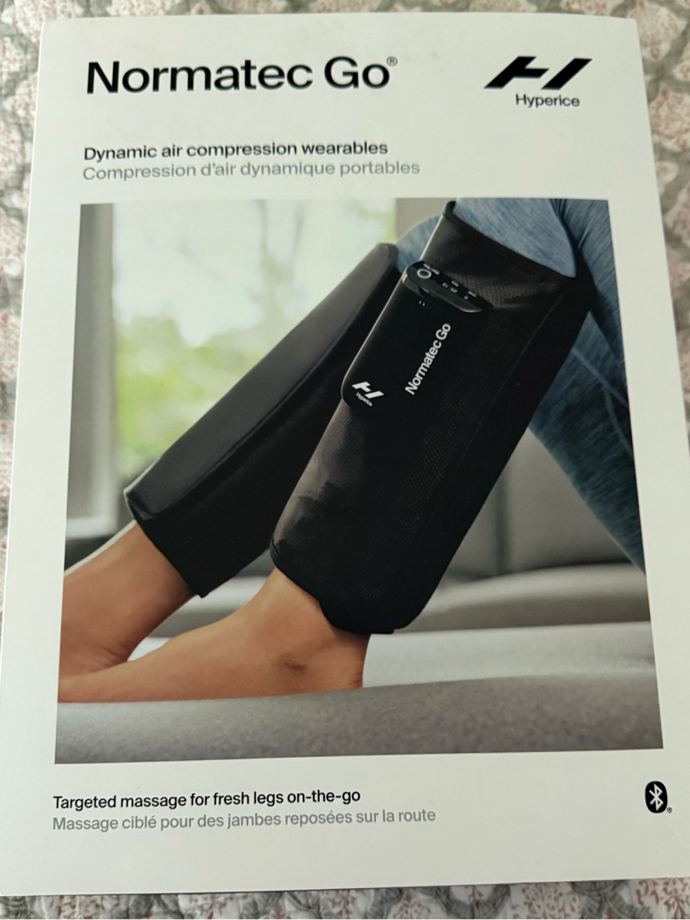 Normatec Go – Dynamic Air Compression Recovery Sleeves (Brand New, Sealed)